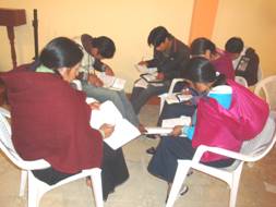 Quechua leaders studying evangelism at  Liberador mission Riobamba, Ecuador