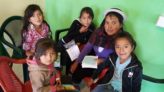 Beautiful Ecuadorian families.