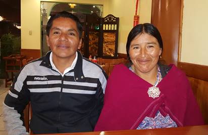 Quichua pastorand evangelist in Ecuador