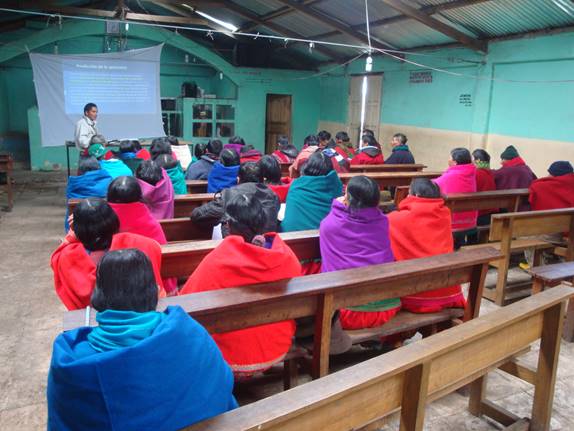 Team teaching evangelism workshop Totoras, ECuador