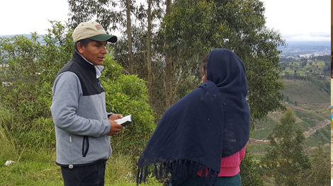 Practical personal evangelism in Ecuador.