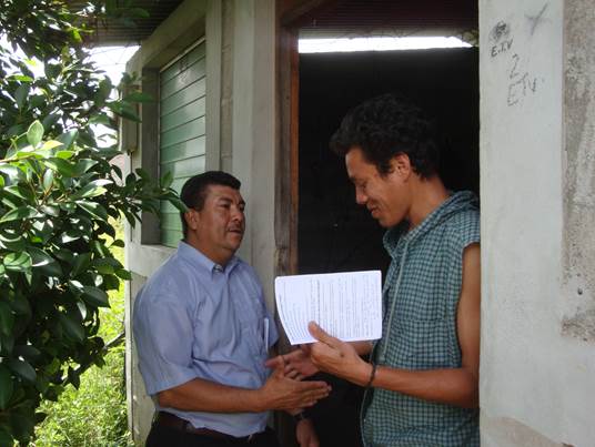 Abide in Chrsit Baptist Church witnessing on street.
