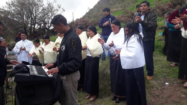 Follow-up baptism of Abide in Christ medical team in Ecuador.