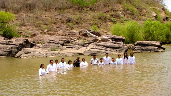 Baptism at San Jose El Pimira Baptist Church