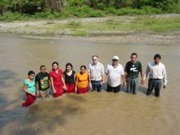 Baptism at Zapotillo Baptist Mission