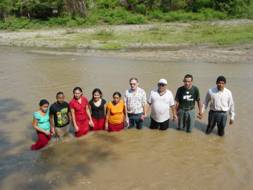 Baptism at Zapotillo Baptist Mission