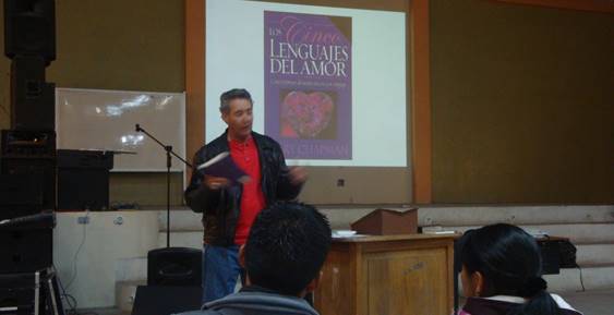 Sharing God's love with churches in Ecuador. 