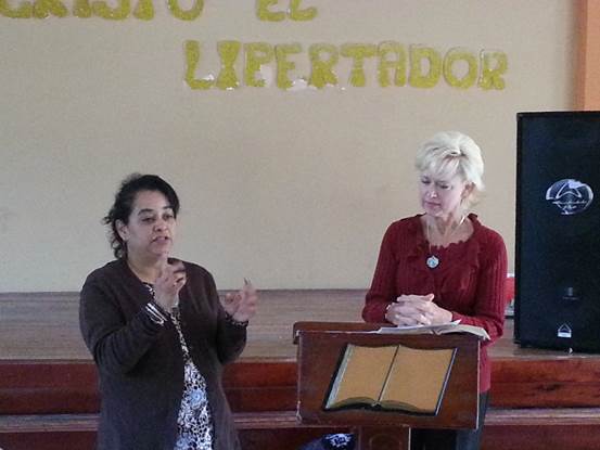 Quichua pastorand wives conference Riobamba, Ecuador