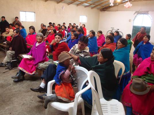 Cocan Evangelical Church women studying justification by faith www.AbideInChrist.com