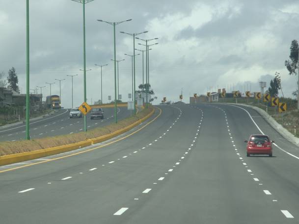 Modern major highways criscross Ecuador.