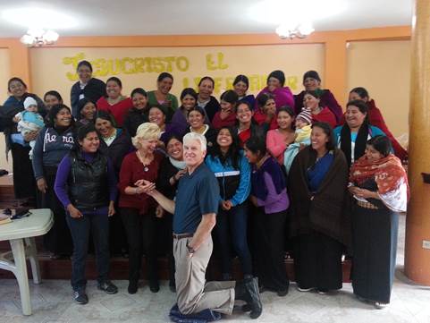 Quichua pastor wives conference Riobamba, Ecuador.