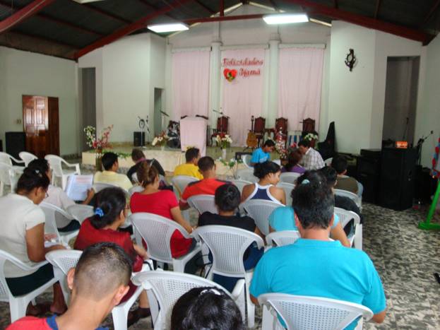 Evangelism class in Ocotal, Nicaragua.