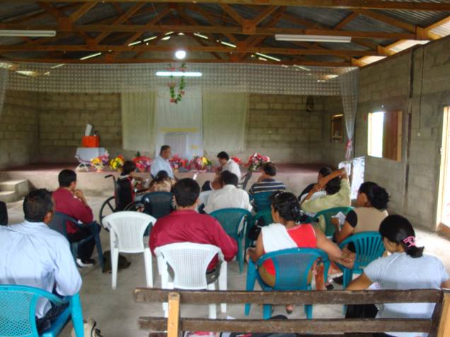 Evangelism training for pastors in Nicaragua.
