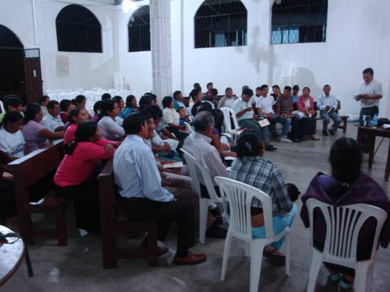 Evangelism workshop Tena, Ecuador