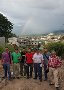 Hebron Baptist Church evangelism team in Tegucigalpa. 