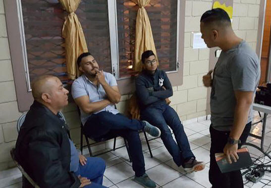 Practice sharing faith at Abide in Christ evangelism conference. 