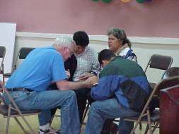 PRAYING TO RECEIVE CHRIST AS SAVIOR