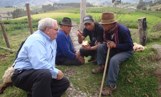 Personal witnessing in Baubuc San Jose, Ecuador