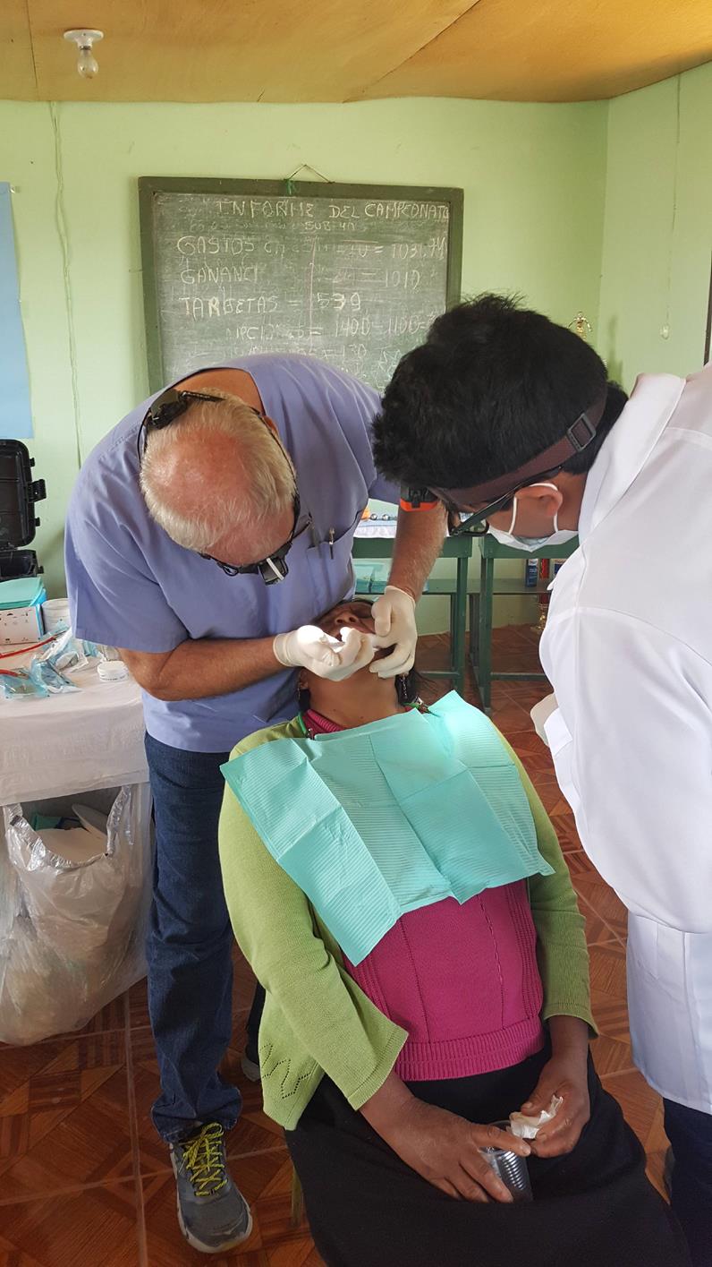 Abide in Christ dental team ministering in Chimborazo Province of Ecuador.