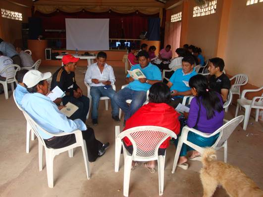 Small group participation in personal evangelism workshop