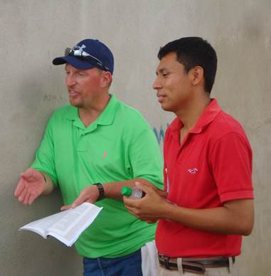 Sharing Christ in home in Esteli Nicaragua