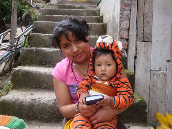 New evangelical believer in Alausi, Ecuador