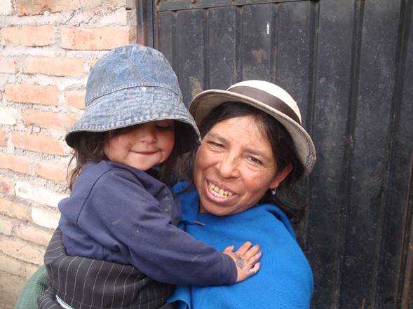 The smile of a new believer in Bayubuc, Ecuador