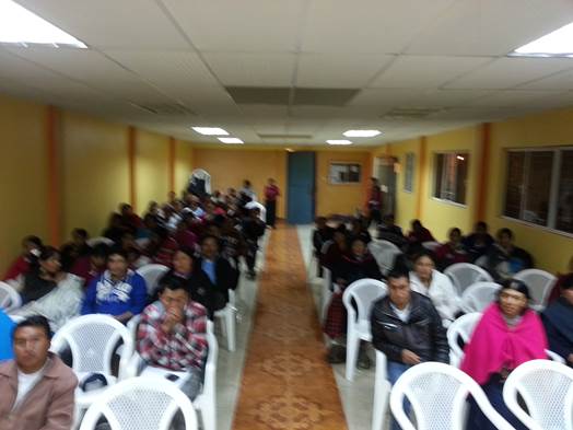 Highly professional Quichua Christians start new church in Riobamba, Ecuador.