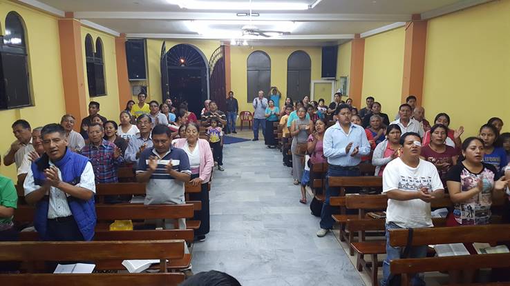 Abide in Christ Bible conferences in Ecuadorian evangelical churches. 