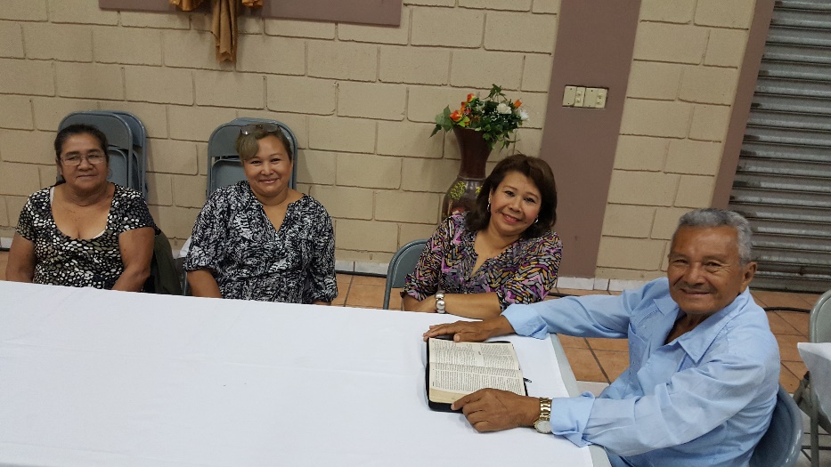 Faithful members of Hebron Baptist Church