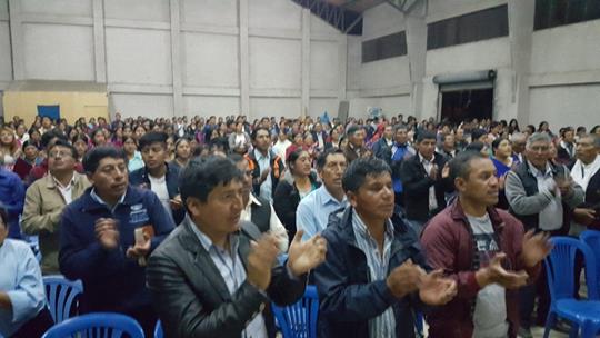 Dedication of second seminary extension in Pallatanga, Ecuador 