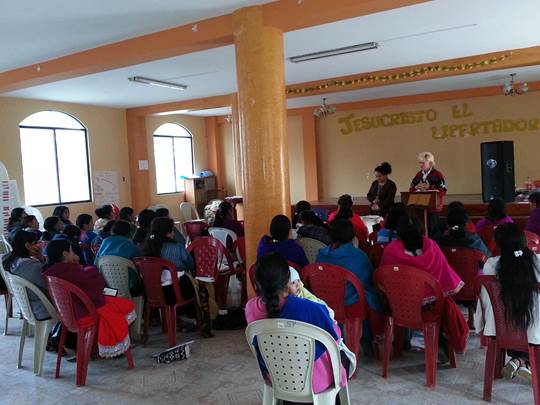 Quichua Wives' Conference Peniel Theological Seminary Riobamba, Ecuador.