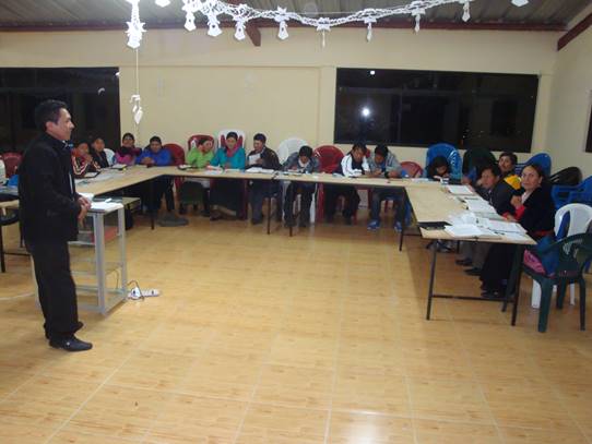 Student participation Peniel Theological Seminary Quito Extension