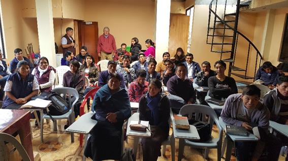 Abide in Christ ministries at Peniel Theological Seminary in Riobamba, Ecuador.