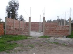 Quechua mission construction Riobamba Ecuador.