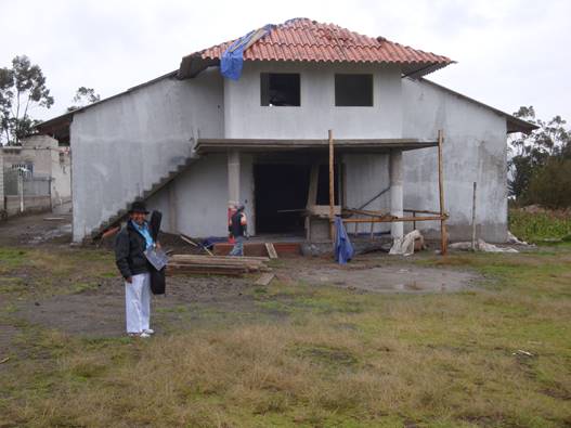 Quichua Church San Palbo Lake Ecuador