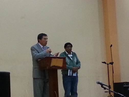 Riobamba, Ecuador mayor at Pastor Leadership Conference