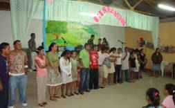 Youth dedication Second Baptist Ocotal, Nicaragua