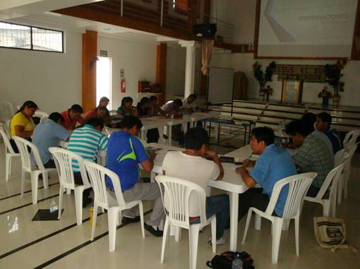 Seminary students in Guayaquil, Ecuador