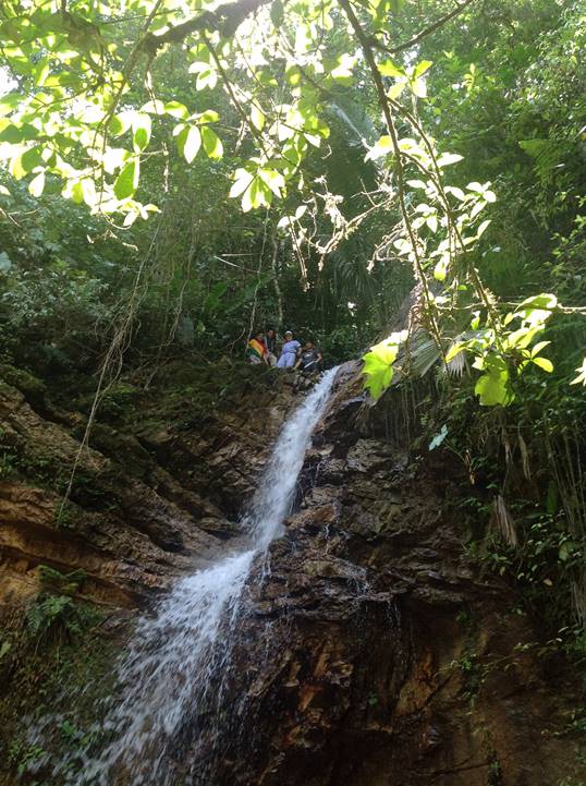 Waterfalls at Kintia Panki, Ecuador