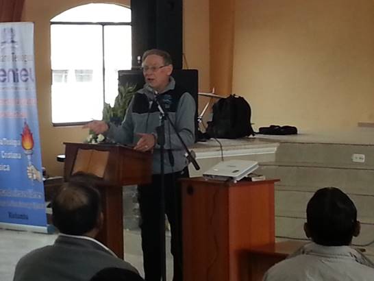 Wil speaking at Peniel Seminary pastor Conference