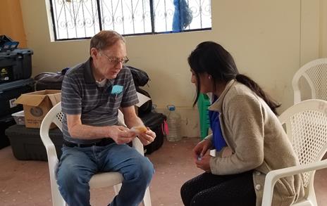 Sharing Christ in Pifo, Ecuador.